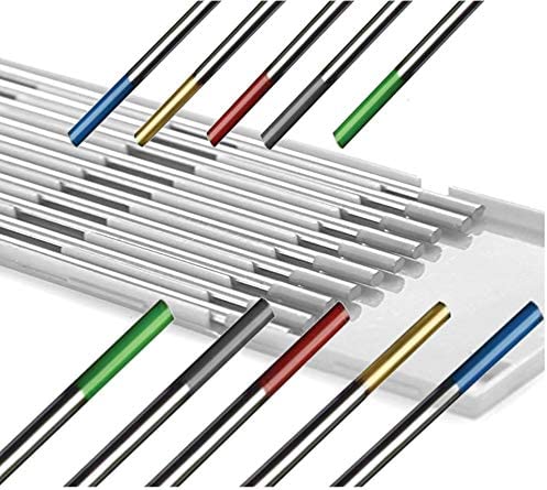 Different types of TIG tungsten electrodes