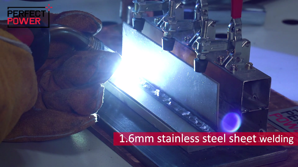 1.6mm stainless steel sheet by MIG-230 Plus MIG MAG IGBT Inverter Welding Machine
