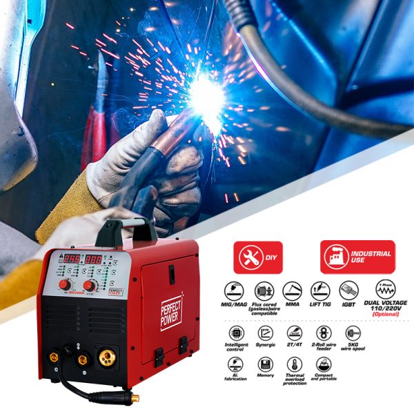 MIG-200DP Gas Gasless MIG Welder IGBT Inverter Welding Machine