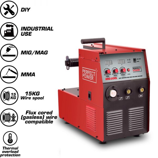 MIG-200L Gas Gasless MIG MAG IGBT Inverter Welding Machine