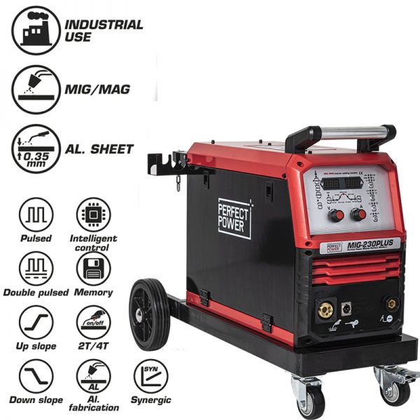 Perfect Power MIG-230PLUS IGBT Inverter MIG/MAG Mig Welding Machine Workshop Welder GMAW Machines OEM MIG Power Supply