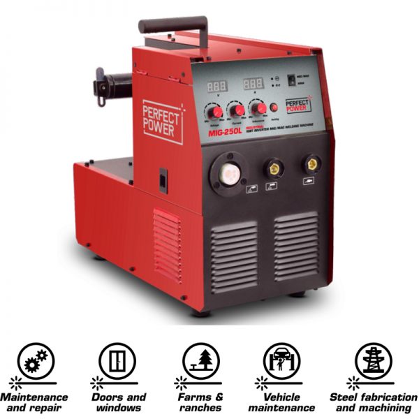 MIG-250L Gas Gasless MIG MAG IGBT Inverter Welding Machine