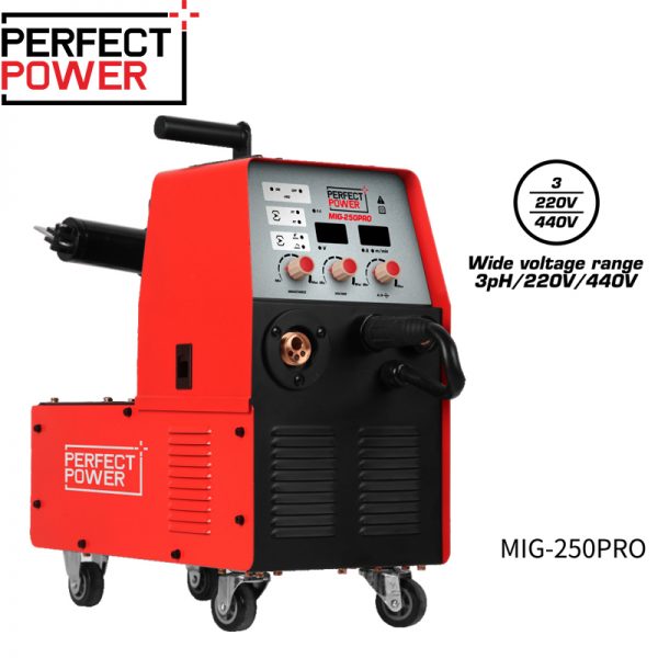 Perfect Power MIG-250PRO CO2 Gas Gasless Soldadura Welding Machine 250A Mig Welders Multi Portable MIG Mig Welding Machine