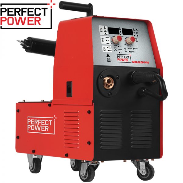 Perfect Power MIG-320P .PRO Portable MIG MAG TIG MMA Inverter CO2 Gas Gasless Soldadura Welding Machine 320A Mig Welding Machine