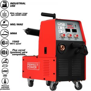 Perfect Power 350A Mig Welding Machine MIG-350P .PRO CO2 Gas Gasless Portable MIG MAG TIG MMA Inverter Soldadura Welding Machine