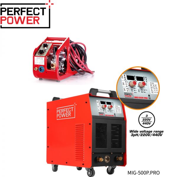 Perfect Power MIG-500P.PRO Double Pulse MIG Welder Mig Welding 500A IGBT Gas Gasless Co2 Mig Mag Aluminium Welding Machine