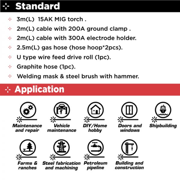 MIG-160P Gas Gasless MIG welder IGBT Inverter Welding Machine