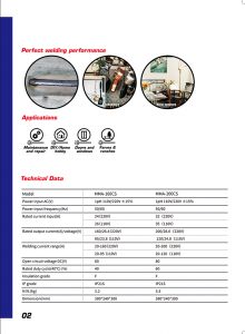 MMA-160CS 200CS IGBT Inverter MMA Stick Welding Machine