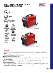 MMA-160CS 200CS IGBT Inverter MMA Stick Welding Machine