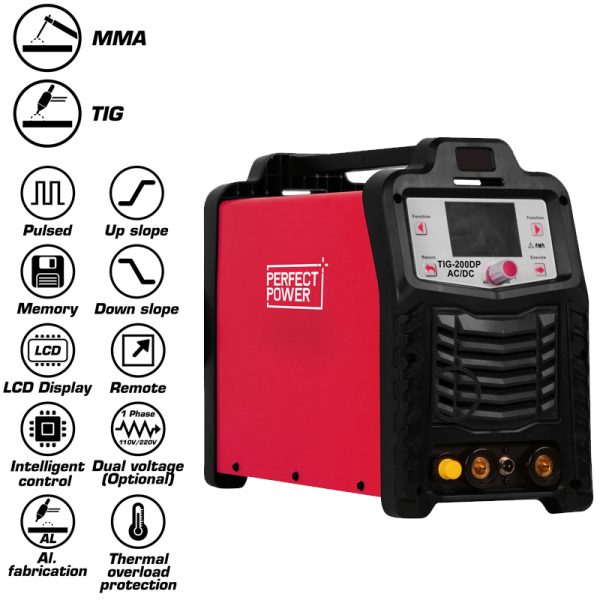 TIG-200DP IGBT Inverter TIG AC DC Welding Machine