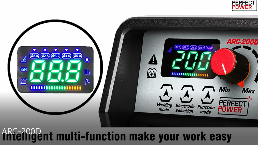 High cost performance- Intelligent ARC welding machines for you 3 intelligent multi function make work easy