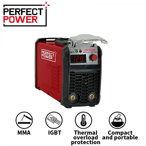 ARC-120MINI IGBT Inverter MMA/Stick Welding Machine Stick Welder Machine Mini ARC Welder 120A 220v Portable MMA Welding With Smart LCD IGBT Digital Display