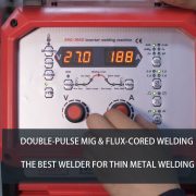 Double-pulse MIG and Flux-cored welding, the Best welder for thin metal welding, User-friendly, Ideal for industry or workshop use