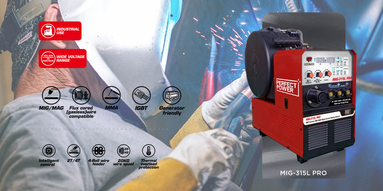 MIG-315L PRO Gas Gasless MIG Welding Machine – Advanced Features for Professionals