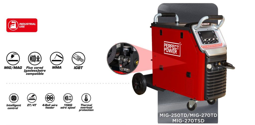 MIG-250TD 220V Spool Gun Aluminum MIG Welder 1 MIG-250TD 220V Spool Gun Aluminum MIG Welder