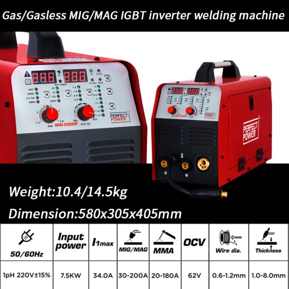 200A MIG 200 4 in 1 Multi Process MIG Welder 1 580x580