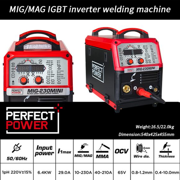 230A MIG 230MINI 5 in 1 Multi Process MIG WelderS 580x580