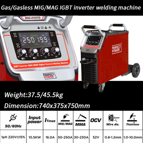 250A MIG 250TD MIG Welder 580x580