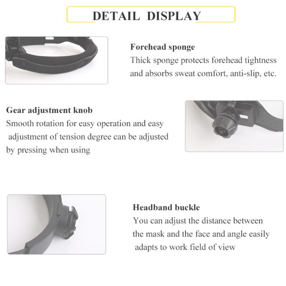 High Quality Heat Resistant Solar Auto Darkening Safety Automatic Welding Helmet Solar automatic adjustable welding helmet2 580x580