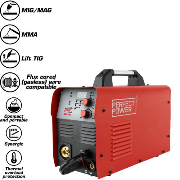 MIG 160 Gas Gasless MIG MAG IGBT Inverter Welding Machine 5 580x580