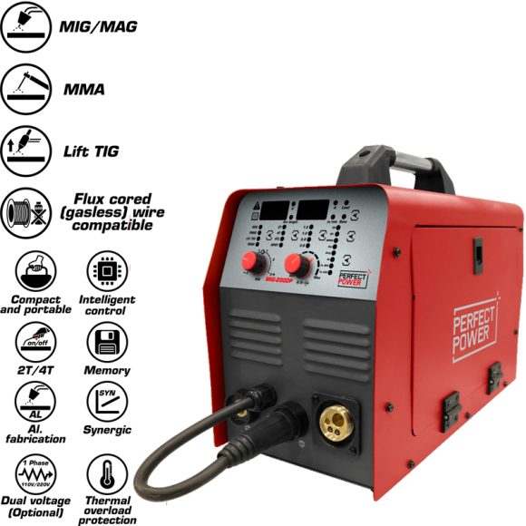 MIG 200DP Gas Gasless MIG MAG IGBT Inverter Welding Machine 4 580x580