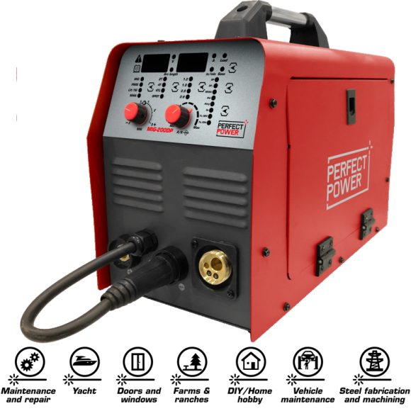 MIG 200DP Gas Gasless MIG MAG IGBT Inverter Welding Machine 580x580