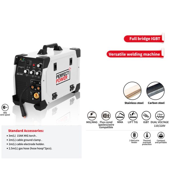 MIG 200LCD MIG Welding Machine 580x580
