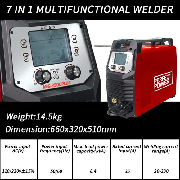 MIG 230DPLUS MIG Welder 5 580x580