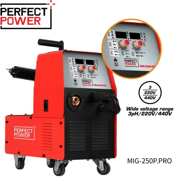 MIG 250P PRO MIG MAG IGBT Inverter Welding Machine 580x580