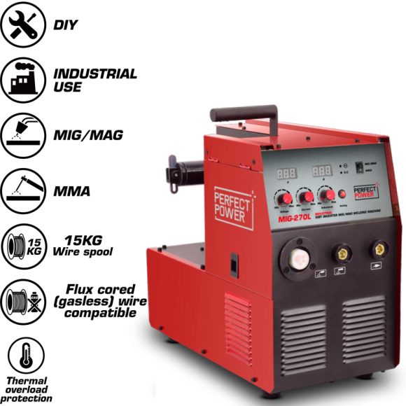 MIG 270L Gas Gasless MIG MAG IGBT Inverter Welding Machine3 580x580