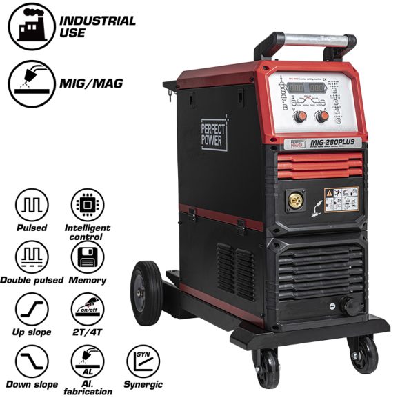 MIG 280plus MIG MAG IGBT Inverter Welding Machine 1 580x580