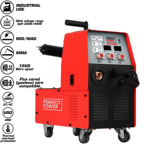 MIG 320PRO MIG MAG IGBT Inverter Welding Machine 1 580x580