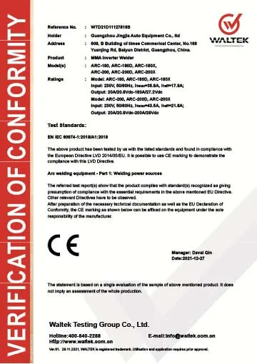 ce for MIG Welding Machines TIG Welding Machines Stick Welding Machines Plasma Cutter Multi Process Welding Machines